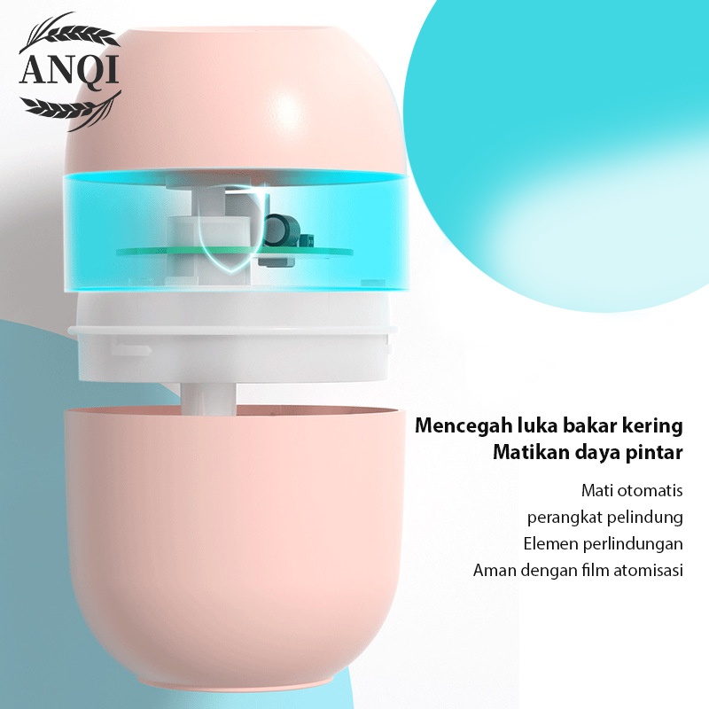 ANQI 1888 Mini Humidifier Diffuser 220Ml Mist Modes Diffuser Plus Lampu Tidur VS-1832