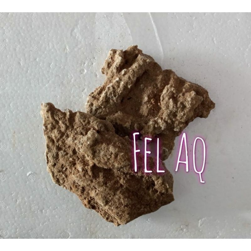 Sand Stone 1kg Batu Pasir Aquascape Hardscape Paludarium