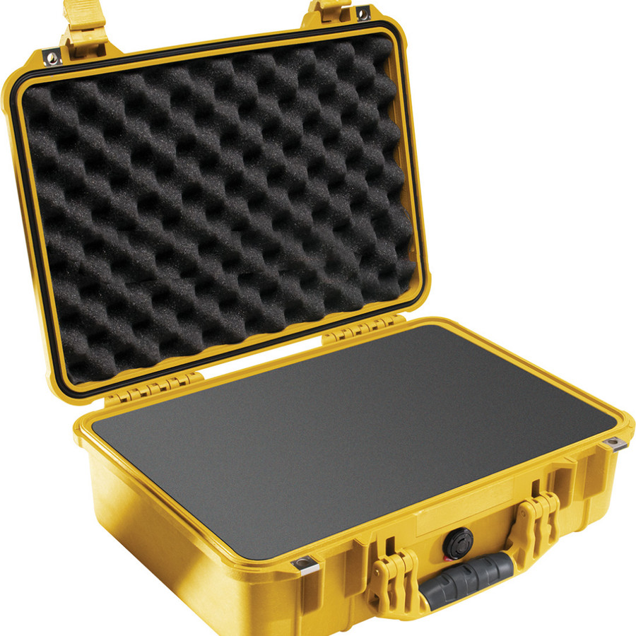 PELICAN PROTECTOR CASE YELLOW W/O FOAM 1500