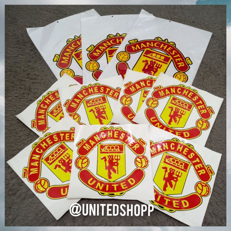 

[UNITEDSHOPP] Stiker desain klub bola MU high quality