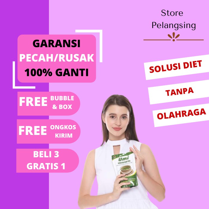UGC UMI GREEN COFFEE COFFE COFEE ORIGINAL PELANGSING OBAT DIET HERBAL PENURUN BERAT BADAN 006