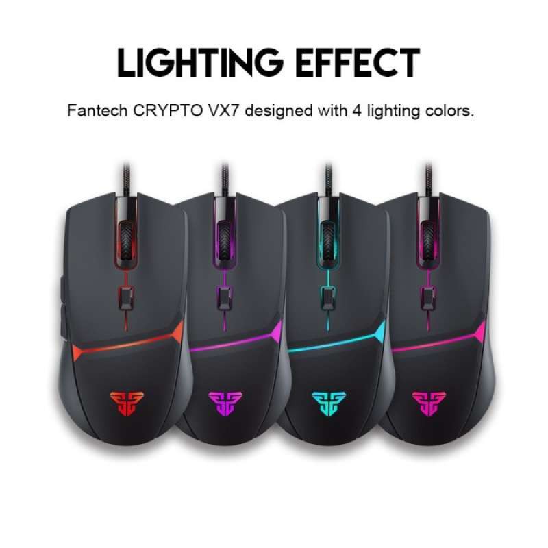 Fantech CRYPTO VX7 Mouse Gaming Macro TERLARIS