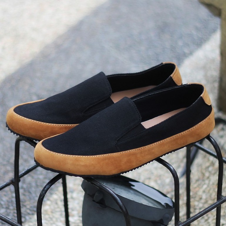 Tone 0.1 Black | Sepatu Canvas Vintage Klasik Casual Pria Boat Ori Original Footwear | FORIND x Reyl