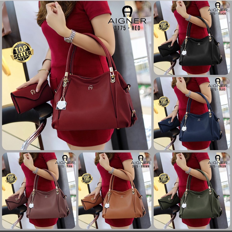 Tas Wanita Aigner 3175 Set Dompet so_s