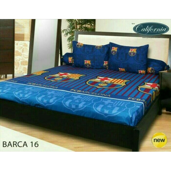 SPREI CALIFORNIA BARCA 16 KING 180X200 NO.1 BARCELONA KLUB BOLA