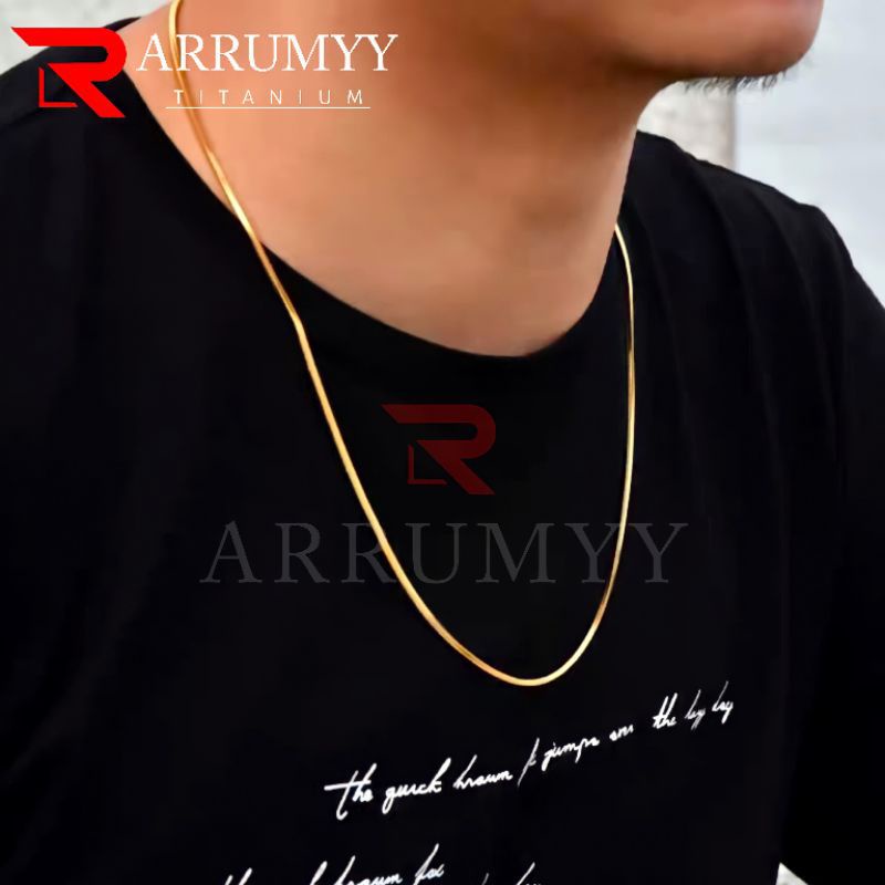 KALUNG TINTANIUM WANITA RIA ANTI KARAT 002