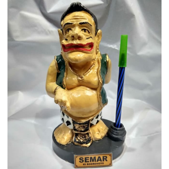 PAJANGAN MINIATUR WAYANG SEMAR 22x9x9 cm BAHAN FIBERGLASS - DEKORASI