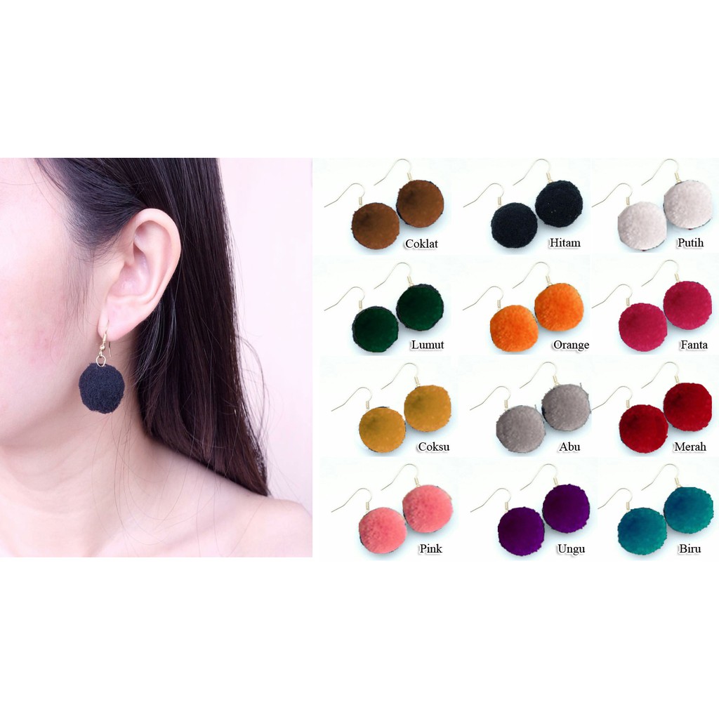 ANTING HOOKS WANITA KEKINIAN MODEL POM POM 02