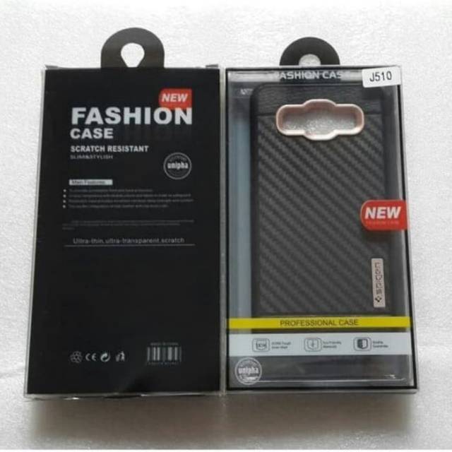 Samsung A520 2017 Spigen Carbon silikon SoftCase Handphone