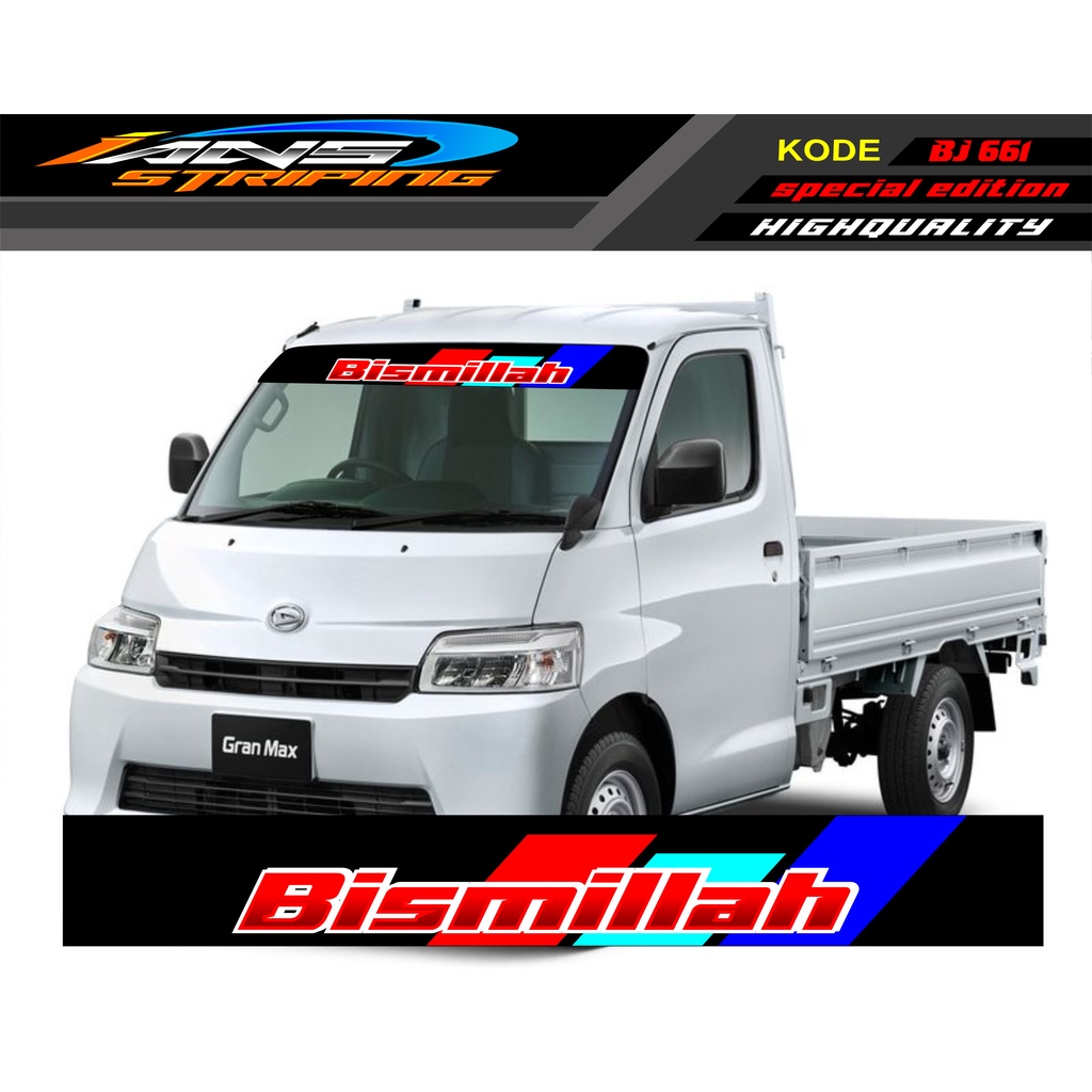 VARIASI STIKER KACA MOBIL PICK UP /  DECAL GRANMAX / STIKER KACA L300 / STIKER CARRY / DECAL MOBIL L300 / DECAL STIKER MOBIL PICK UP