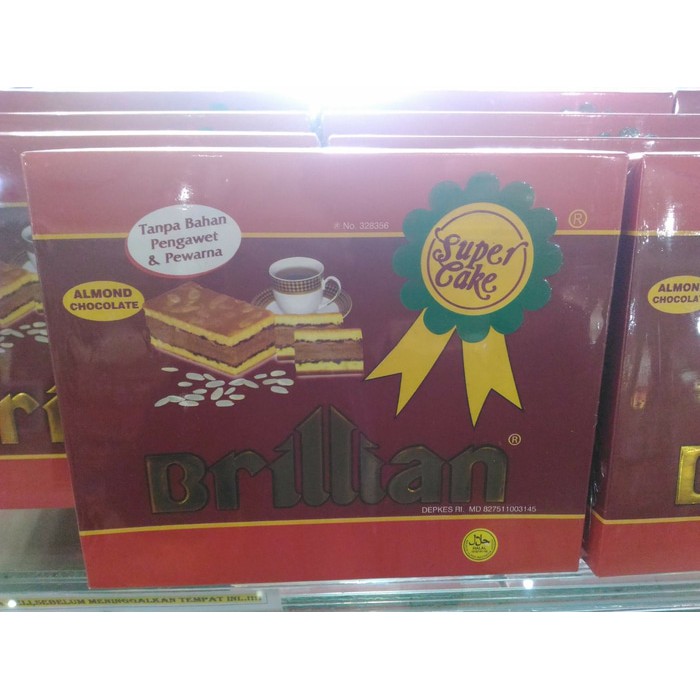 

Brillian super cake rasa almond coklat pw