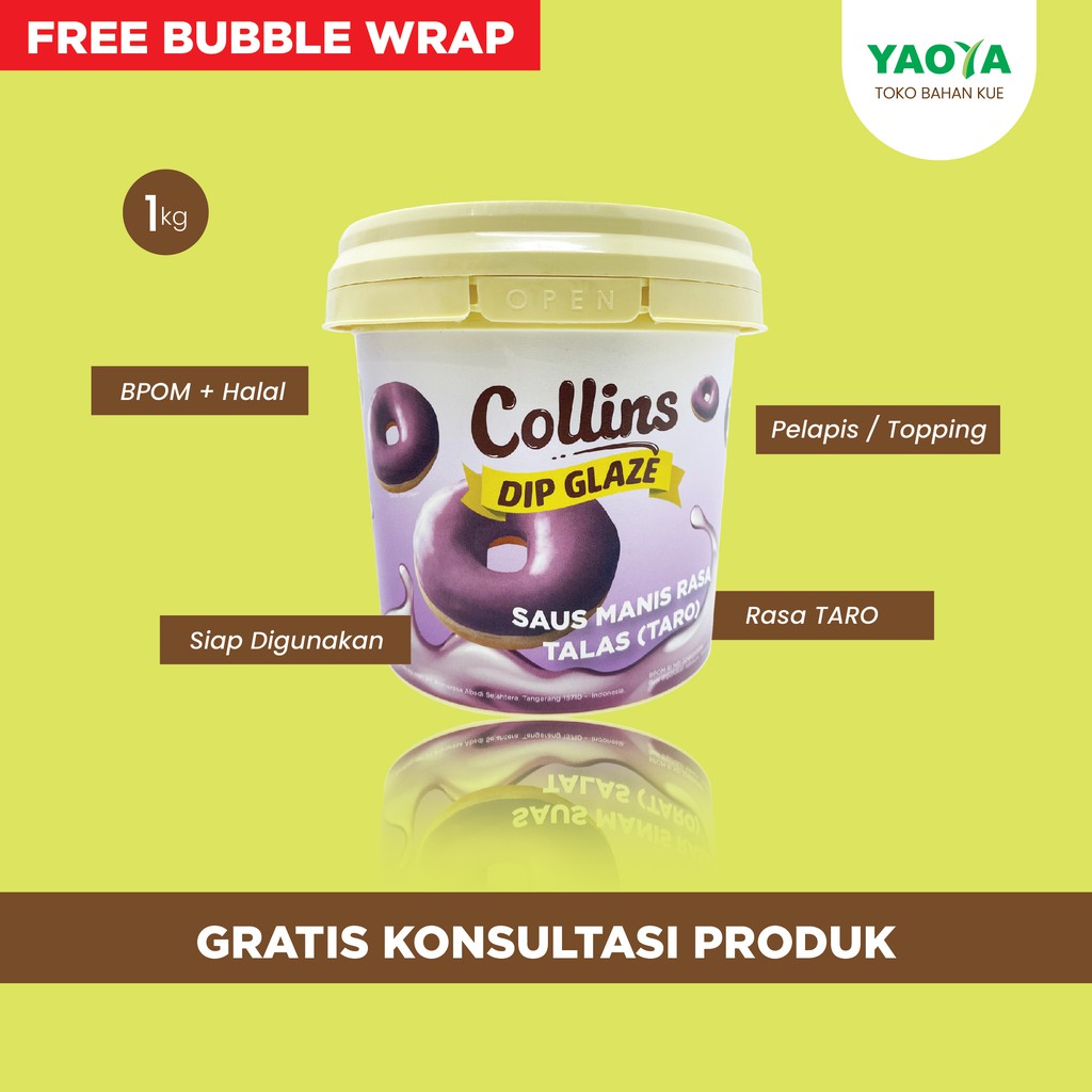 

COLLINS DIP GLAZE 1KG TARO