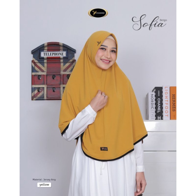 BERGO JUMBO SIMPEL //  SOFIA BY YESSANA HIJAB