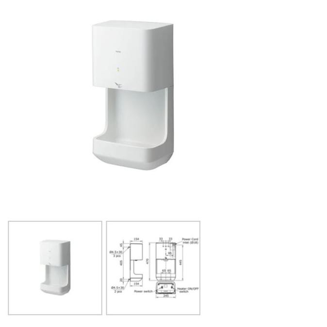 Pengering Tangan Hand Dryer TOTO TYC322W