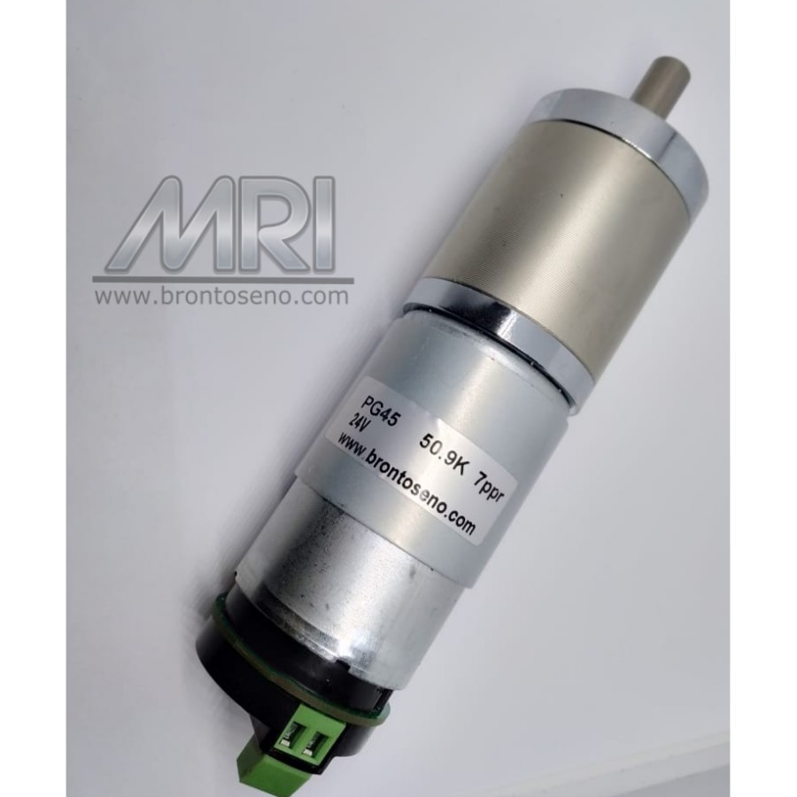 Motor DC PG45 180Rpm 45kgfcm 60W 7ppr encoder (50k)