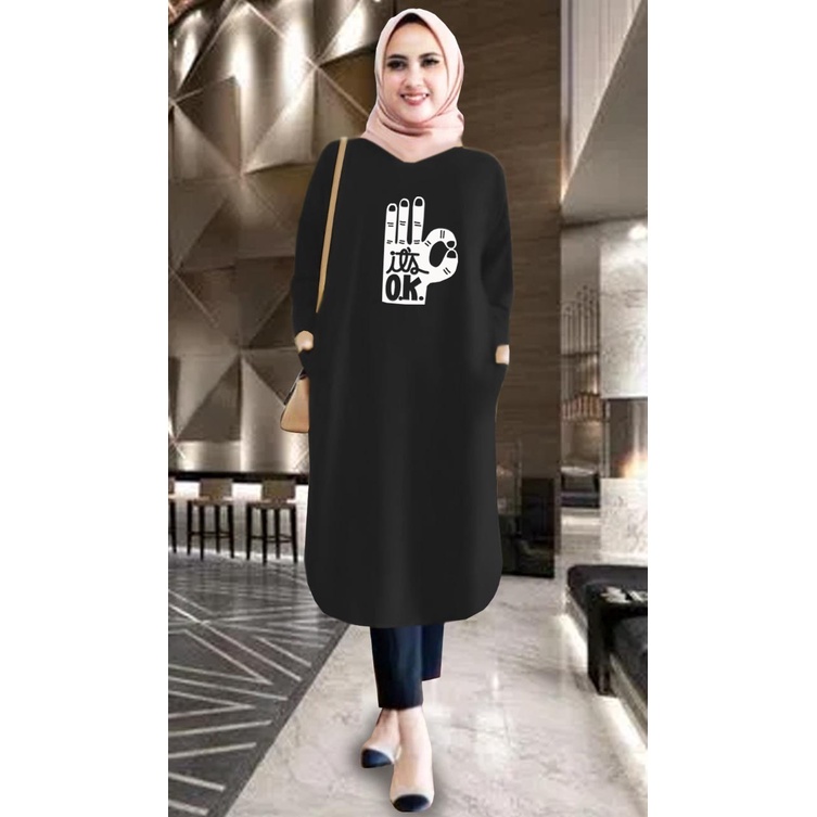 Tunik wanita / tunik murah / tunik kekinian / tunik panjang / tunik import / tunik jumbo