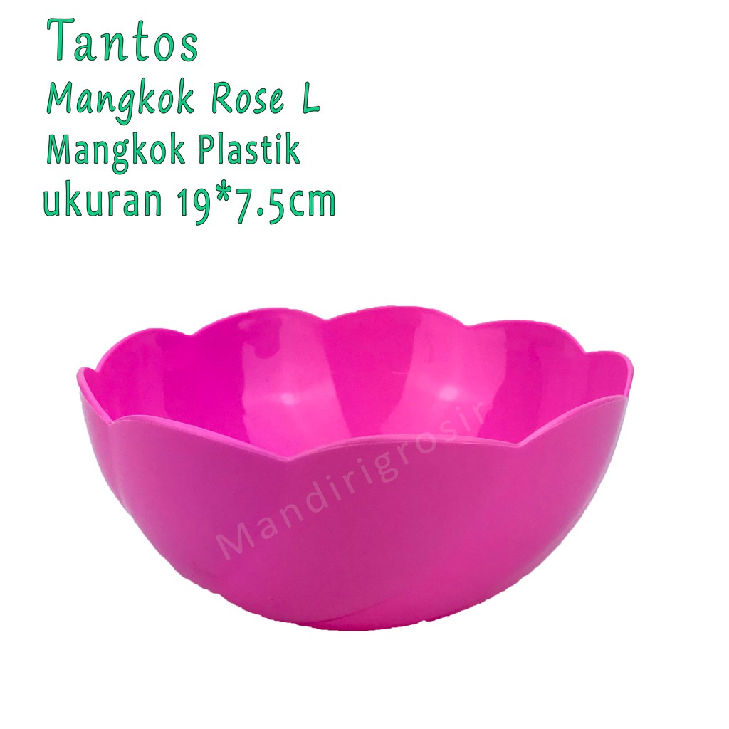 Mangkok bentuk bunga * Mangkok Rose L * Pink *5156