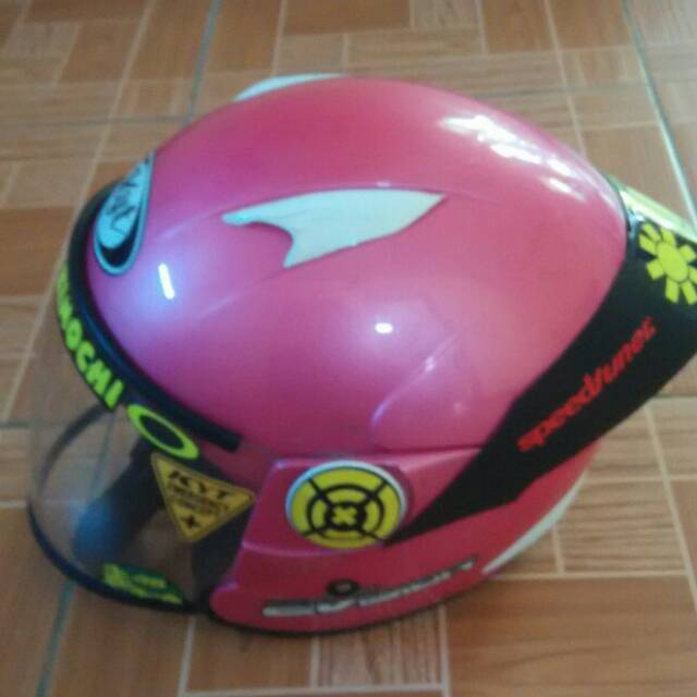 Spoiler helm kyt 2vision atau spoiler helm halface atau aksesoris helm