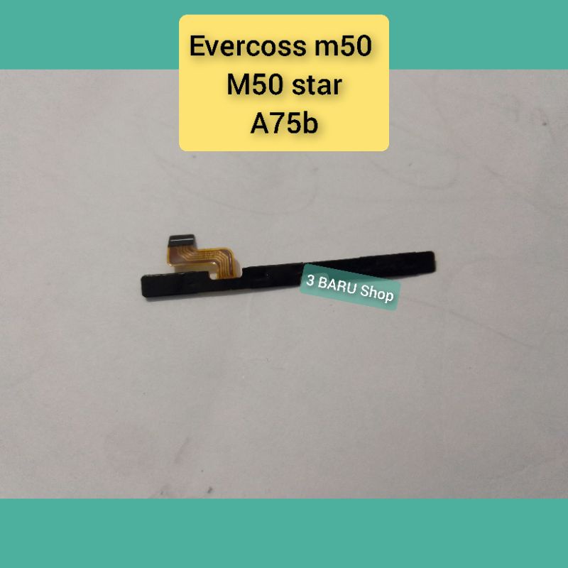 TOMBOL FLEXIBEL EVERCOSS M50 STAR EVERCOSS M50 ON OFF POWER A75B