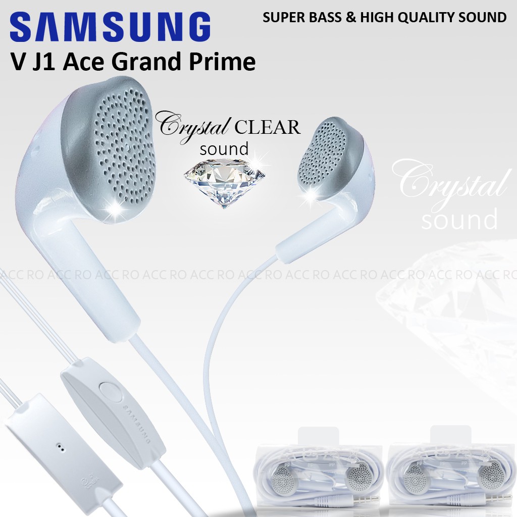 [RO ACC] ORIGINAL 100% INDONESIA HANDSFREE SAMSUNG J1 ACE HEADSET MEGABASS NEW