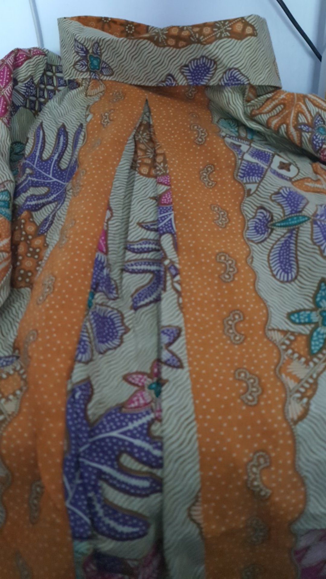 Batik Tunik Shibori Jumputan Terbaru Size S-3l / Hrb026 Yelbor Navbor / Biru Putih / Original..