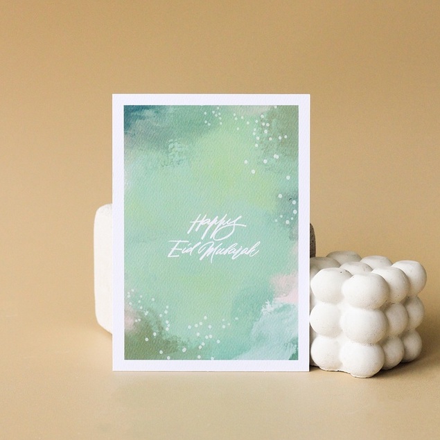 

Whimsical Eid Postcard Set Kartu Ucapan Idul Fitri Lebaran Greeting Card