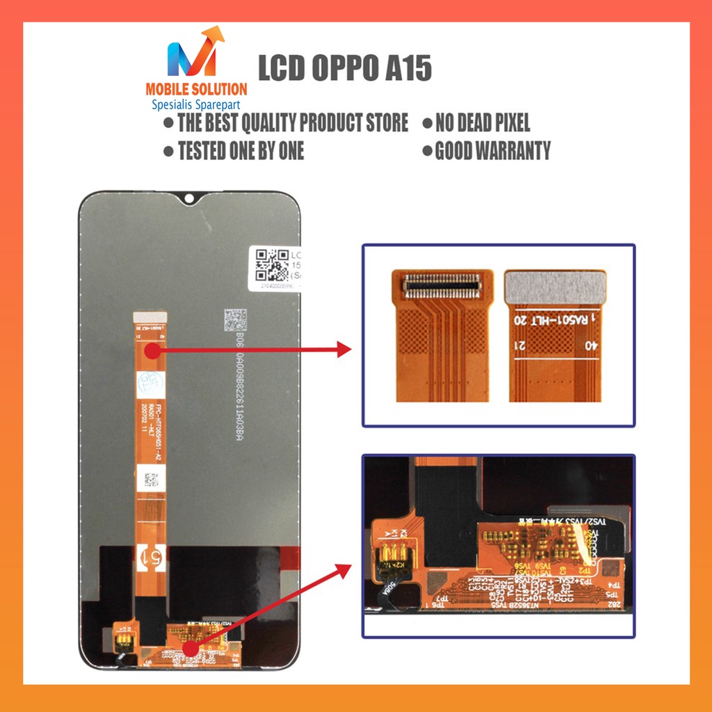 GROSIR LCD Oppo A15 / LCD Realme C11 / LCD Realme C15 Mediatek / LCD Realme C12 / LCD Oppo A15s Universal Fullset SEAT