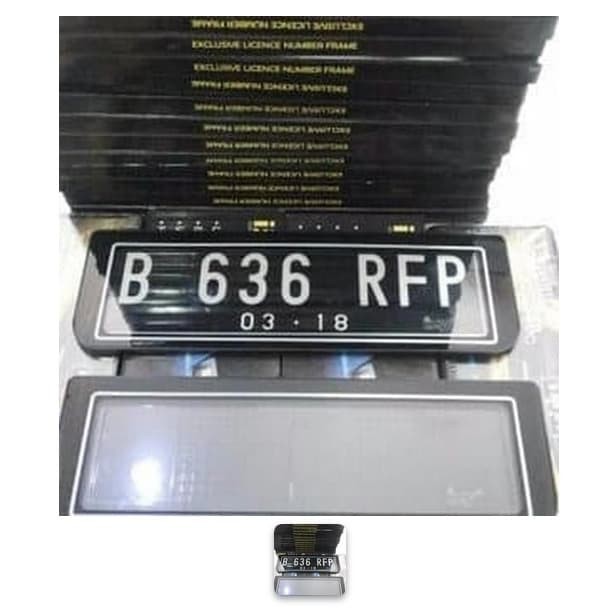 Frame Plat Nomor Dudukan Plat Nomor Mika Plat Nomor Mobil - Absolut