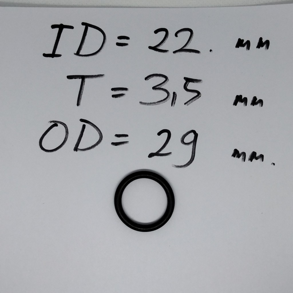 

oring seal karet 3,5 x 22 x 29 mm NBR 70