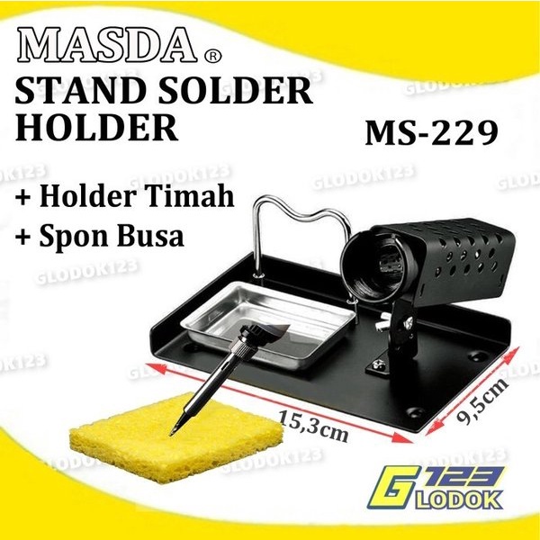 Stand Solder Mounted Holder Alat Tempat Tatakan Dudukan Soldering Kit