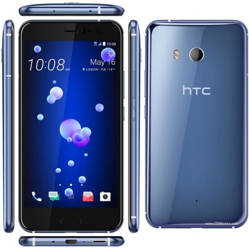 HTC U11 - Aneka Softcase Case Casing Silikon Tempered Glass HTC U11 Ocean