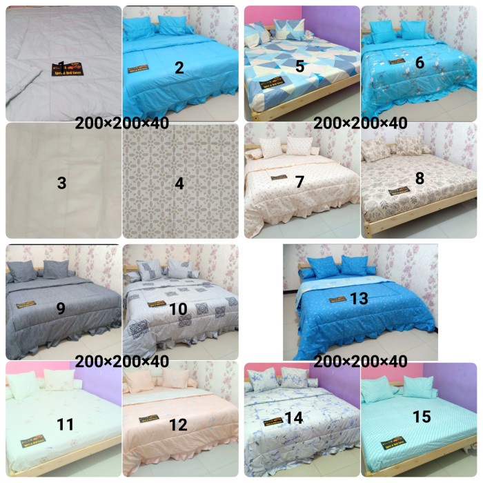 Sprei sprei perca my love ukuran 200x200 extra king size tinggi 40cm(M0T3) Sprei Emboss Sprei Aesthe