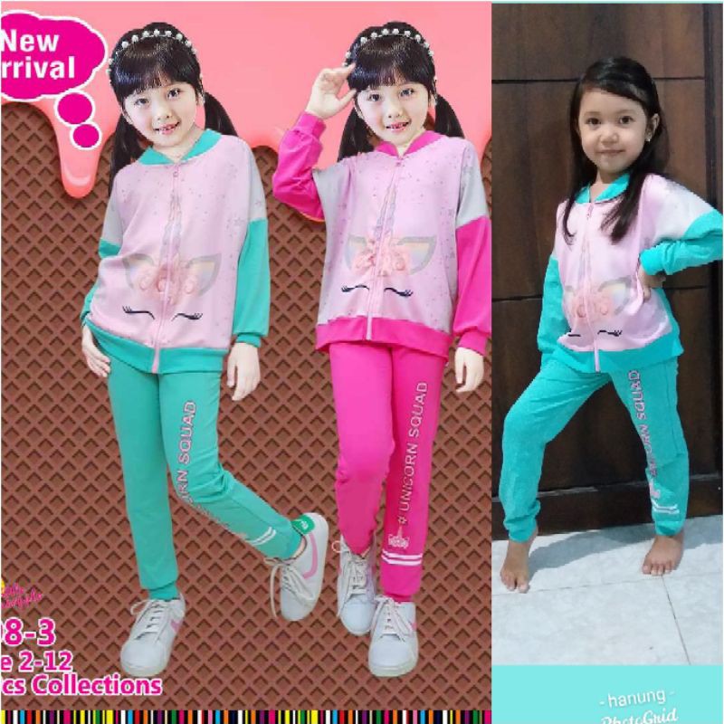 Setelan little pineapple // set jacket sporty little pineapple