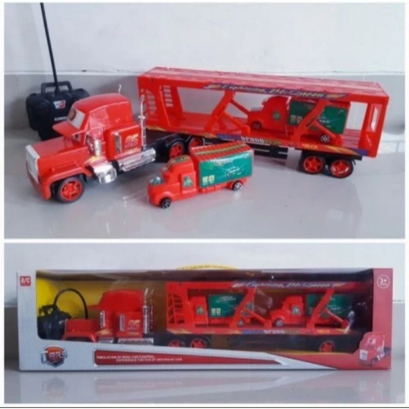 Mainan Cars Truk Hauler Remote Control Rc Car Mobil Truck Trailer Anak