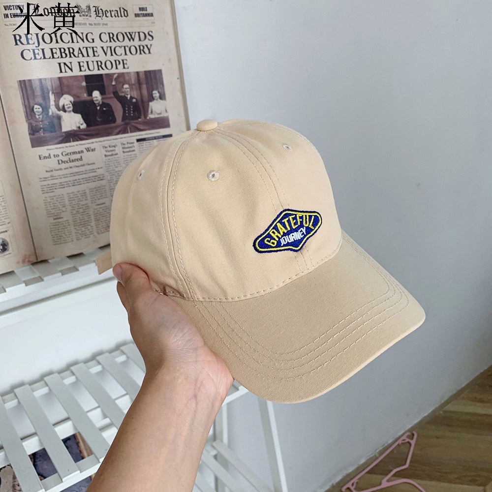 Topi baseball ediko bahan rafel premium pengait cakop besi pria wanita-Great ful jur cream