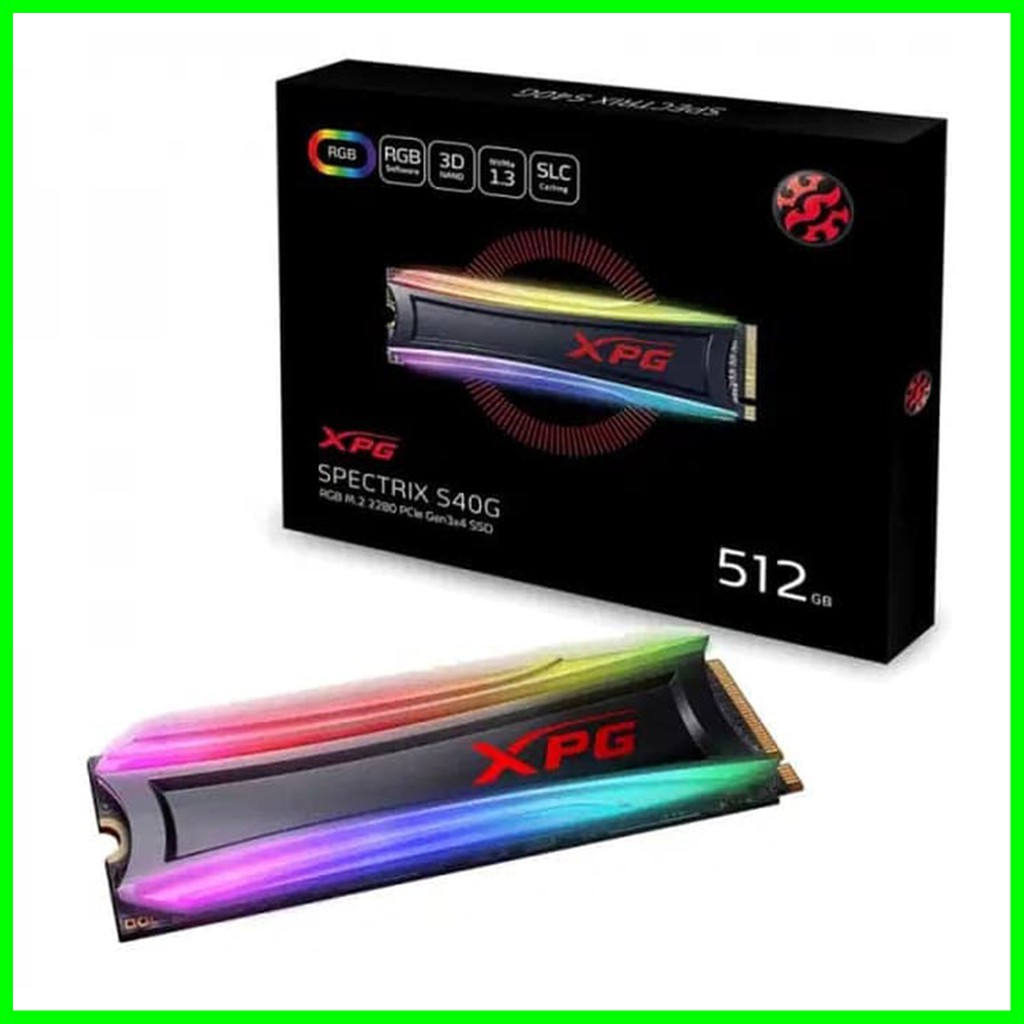SSD ADATA XPG Spectrix RGB S40G 512GB M.2 2280 PCIE NVMe