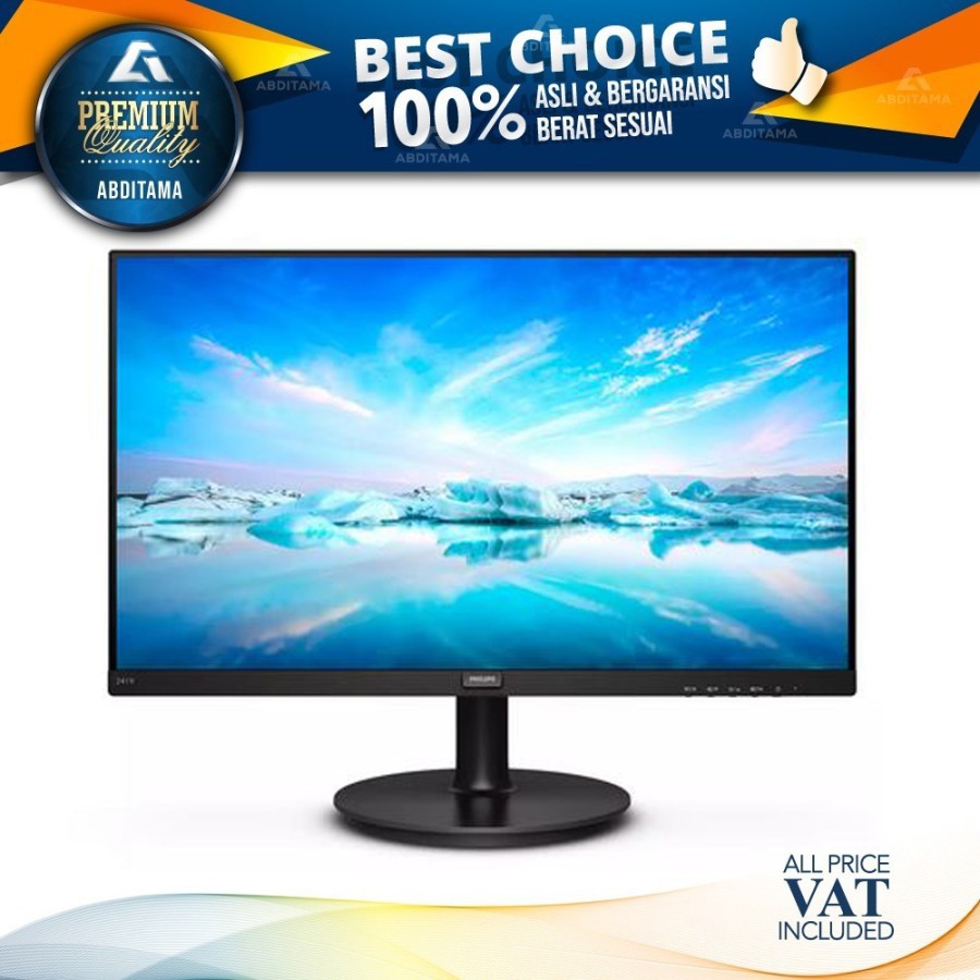 Monitor LED Philips 241V8 24&quot; IPS 1080p 75Hz 4ms VGA HDMI Vesa 100x100