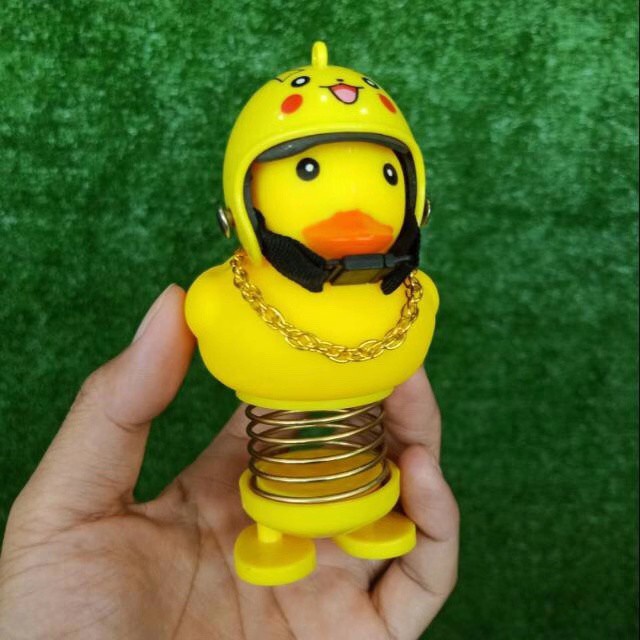 Pajangan Mainan Dasboar Mobil Car Karakter Bebek Helm Pergoyang Lucu Funny Shopee Indonesia