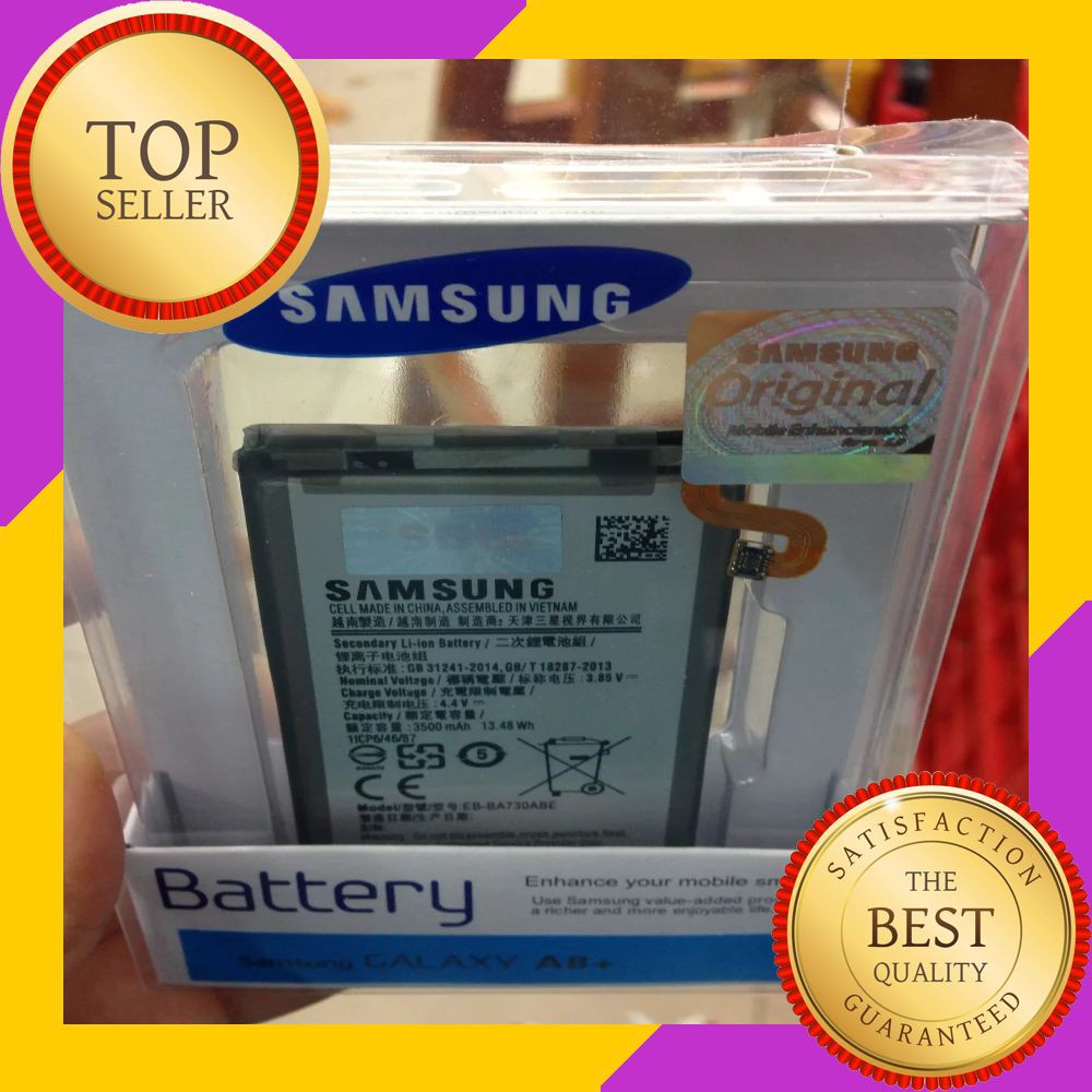 Baterai Socket Tanam Samsung Galaxy A8 Plus 2018 EB