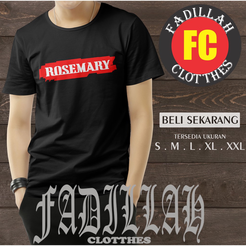 Kaos Baju Rosemary Kaos Musik