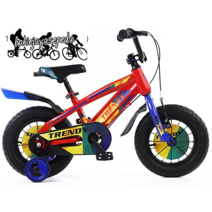 Sepeda Anak Bmx 18" Trendy Ban Jumbo 3.0 (Anak Usia 5-8Tahun) Promo R10