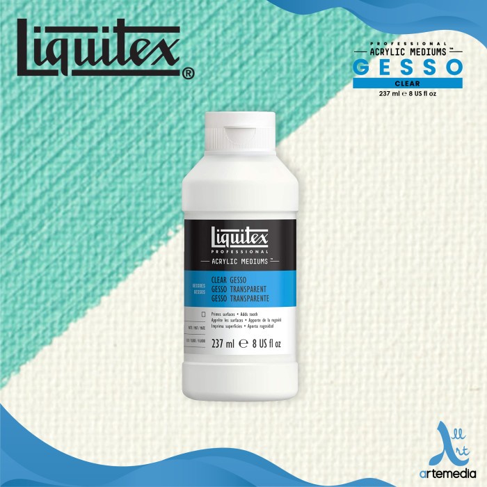 

Medium Cat Akrilik Liquitex Professional 237ml Gesso Acrylic Medium - CLEAR GESSO