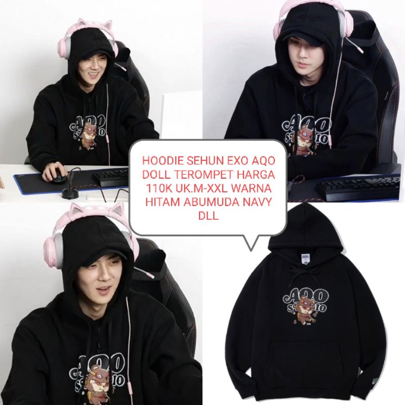 HOODIE SEHUN EXO AQOO DOLL TEROMPET