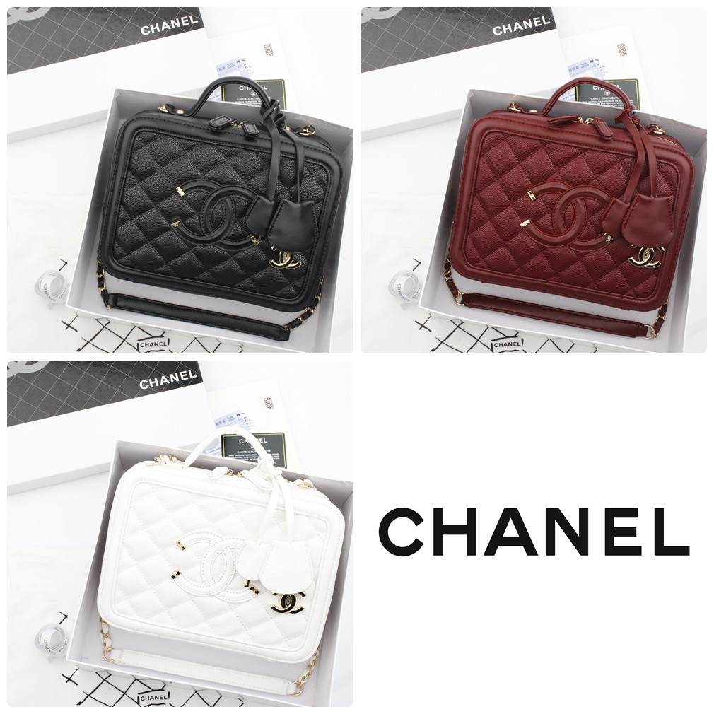 Chanel Vanity Case Bag with Box Dh #51699