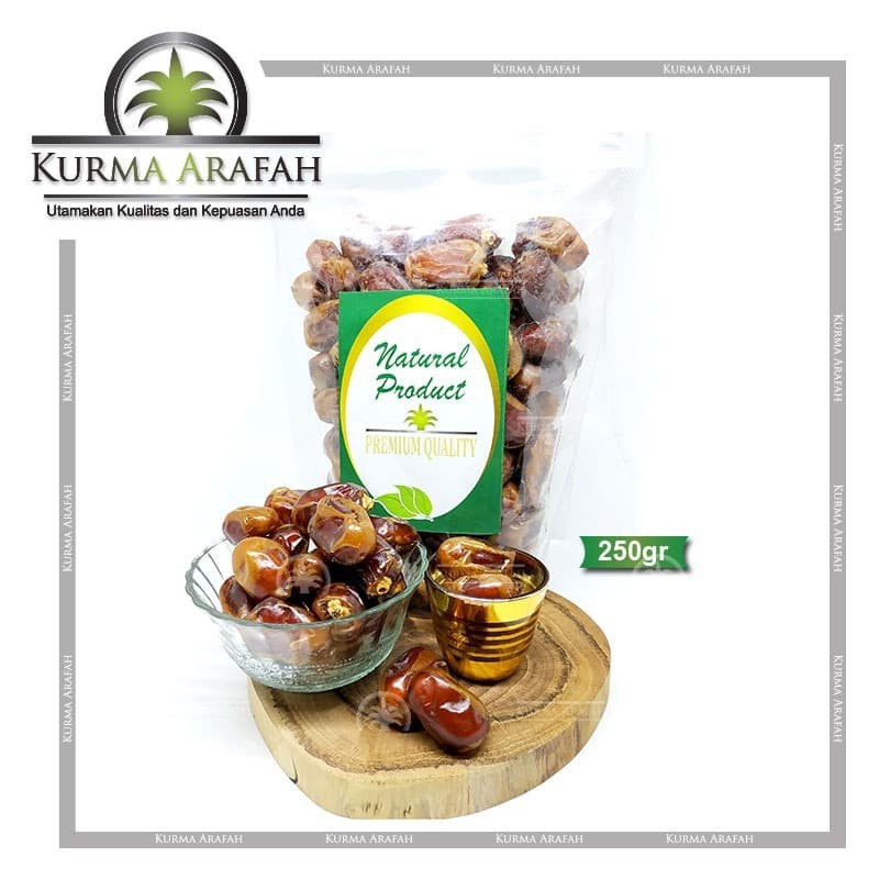 Kurma Khalas Premium Arafah 250gr Korma Arab