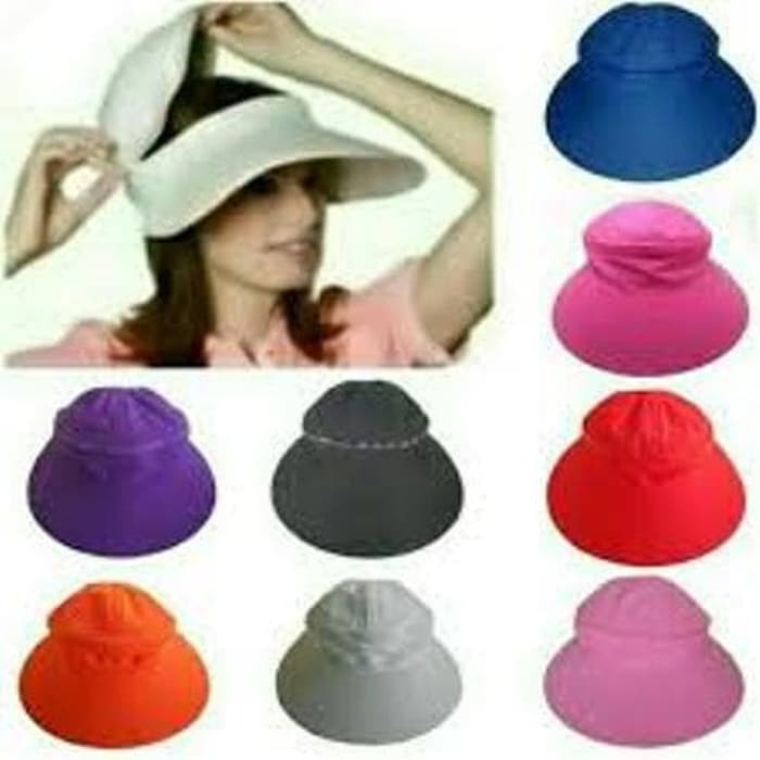 Topi Golf Kedi Caddy Resleting Seleting Olahraga bisa dicopot