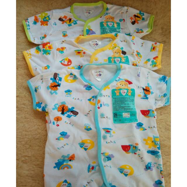 Baju bayi libby model kancing depan