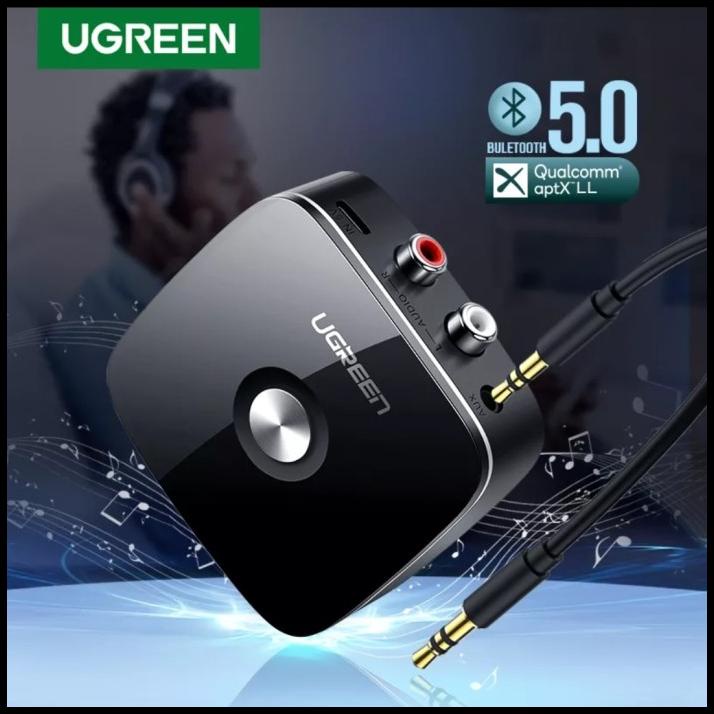 Ugreen Bluetooth 5.0 Receiver Audio Adapter Aptx With Aux 3.5Mm Stereo