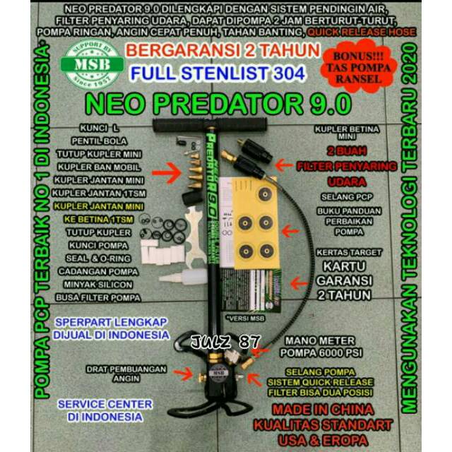 Pompa pcp filter - Pompa pcp - Pump pcp - Handpump pcp - Pompa pcp neo predator - Pump pcp