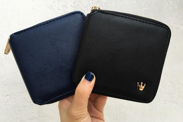CROWN SQUARE ZIPPER WALLET DOMPET WANITA